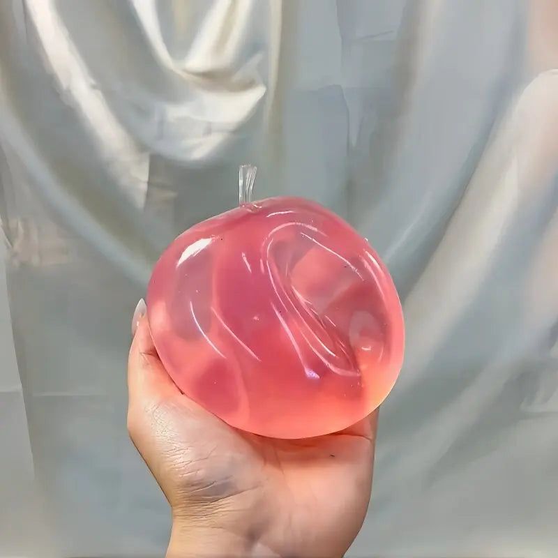 Squishy Green Apple Stress Ball Soft Fidget Toy