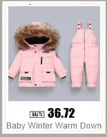 Winter Down Jacket for Boys and Girls Thicken Snowsuit