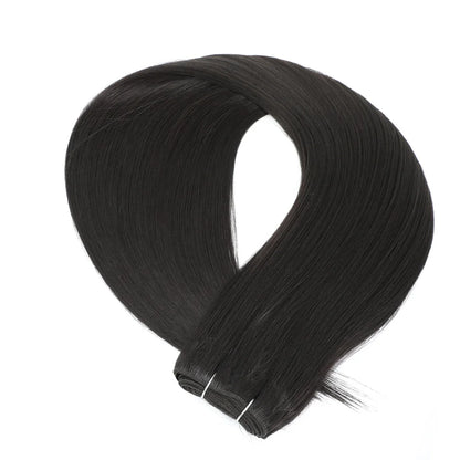 30 Inch Bone Straight Synthetic Hair Bundles Piano Blonde Ombre