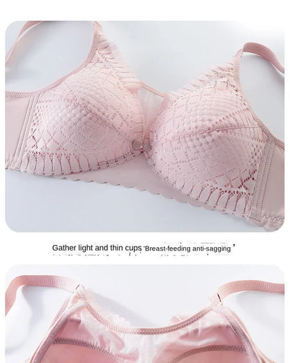 Front Button Nursing Bra for Comfortable Breastfeeding