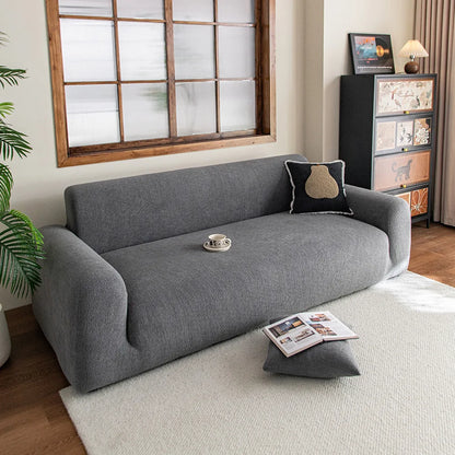 Adjustable Velvet Sofa Cover for L Shape Couch