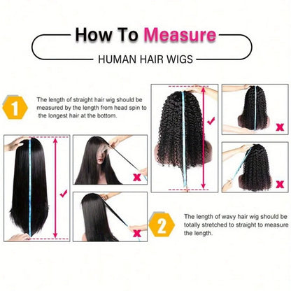 13x6 Lace Frontal Wig Burmese Curly Human Hair