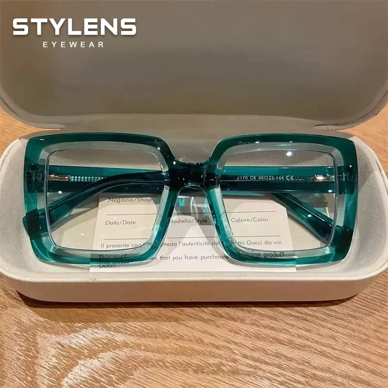 Trendy Square Large Frame Reading Glasses for Women