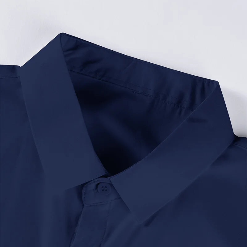 Men's Casual Short Sleeved Shirt Polyester Blend