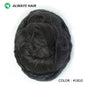 PU Men Toupee Indian Human Hair 130% Density Wig