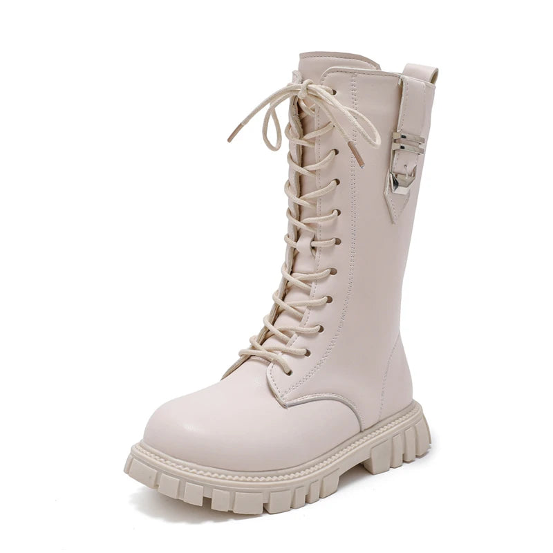 Elegant Zipper Baby Girl Casual Fashion Boots