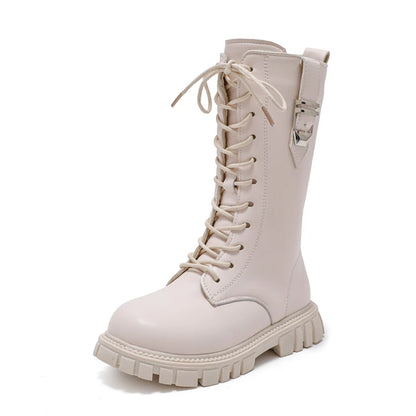 Elegant Zipper Baby Girl Casual Fashion Boots