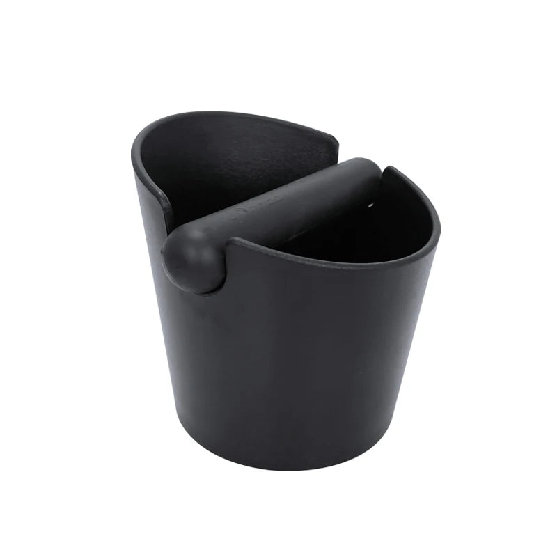 Coffee Knock Box Black ABS with Detachable Knock Bar