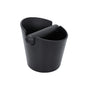 Coffee Knock Box Black ABS with Detachable Knock Bar