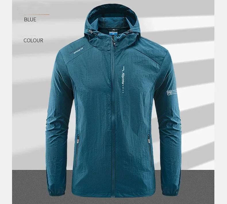 Men's UV Protection Quick Dry Windbreaker Jacket