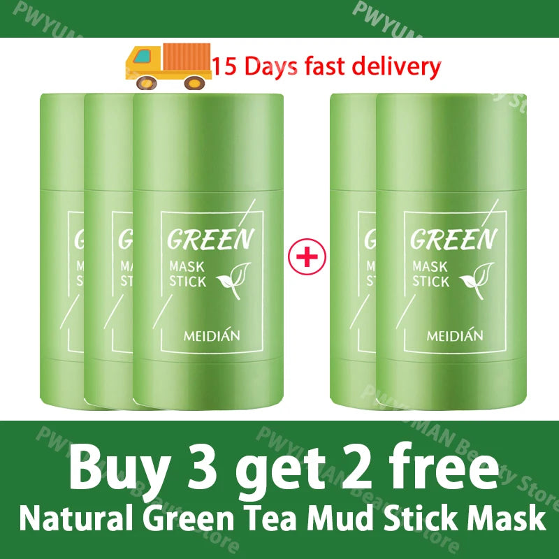 Green Tea Solid Mask for Acne and Blackhead Removal