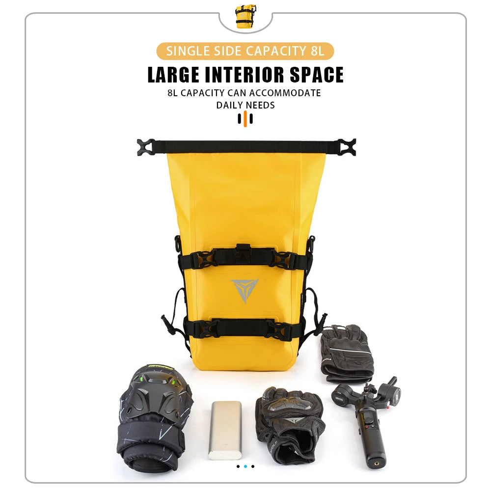 Waterproof Motorcycle Frame Bumper Bag for BMW and Honda