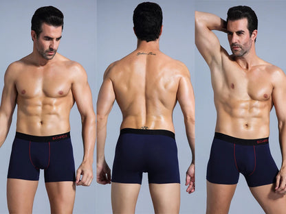 Men's Cotton Boxer Shorts Underwear Set of 5