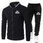 Men's Casual Spring and Autumn Zipper Jacket Set