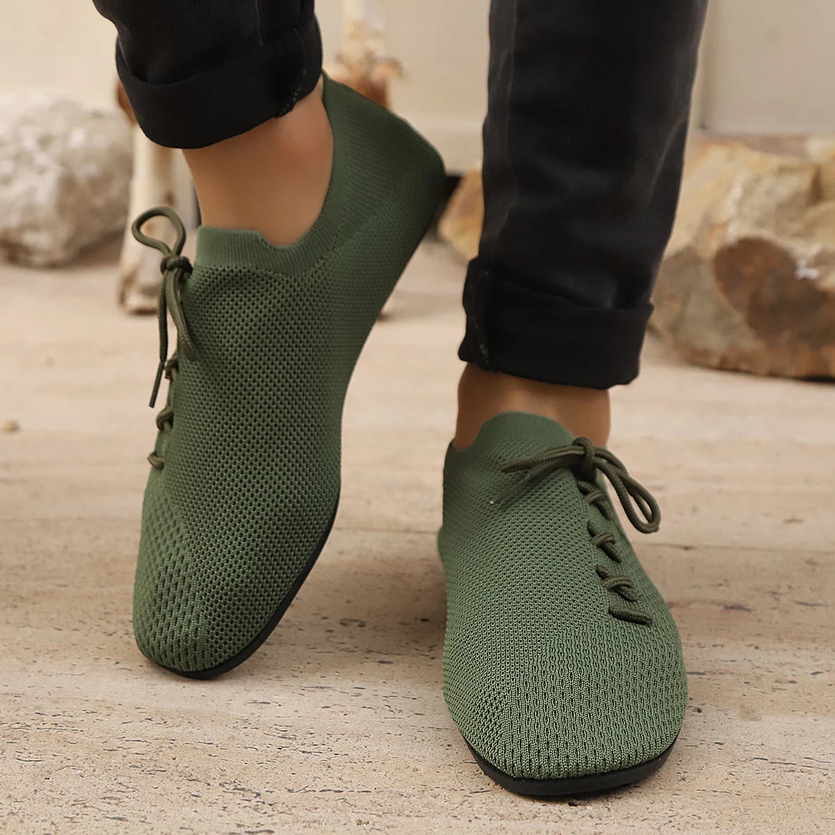 Breathable Mesh Loafers Men Casual Driving Shoes