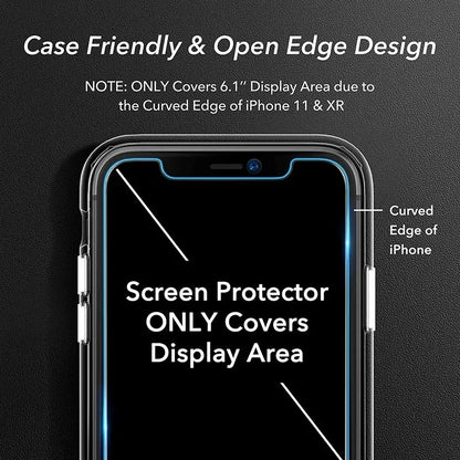 3Pcs Tempered Glass Screen Protector for iPhone