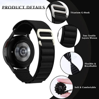 Nylon Sport Loop Band for Galaxy Watch 40mm 44mm
