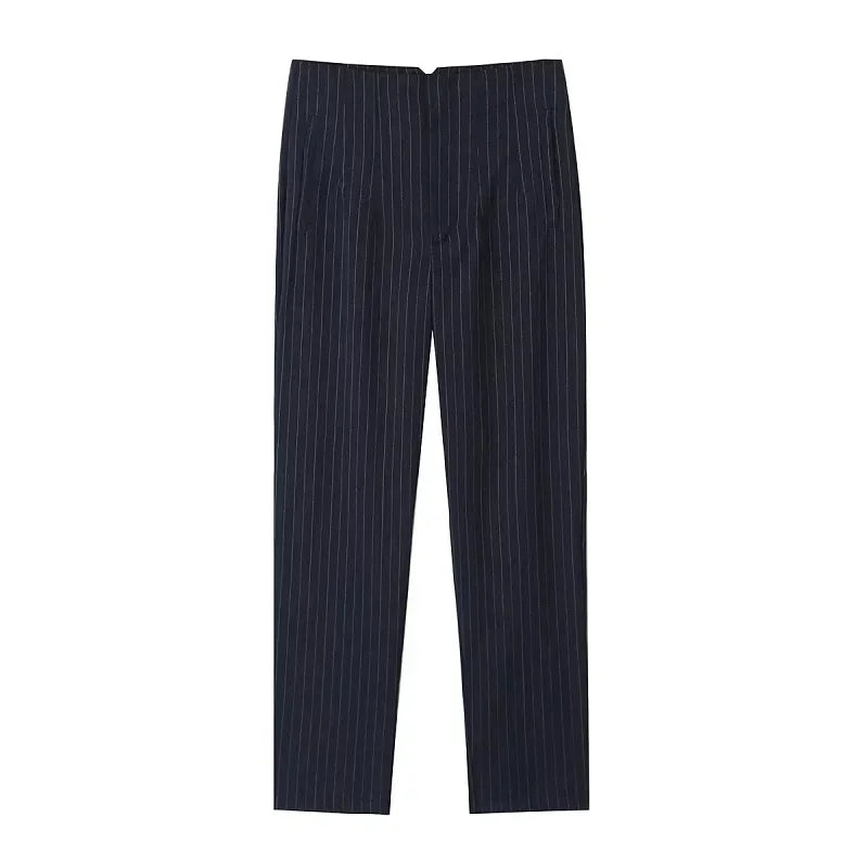 High Waist Pencil Pants for Women in Black and Pink
