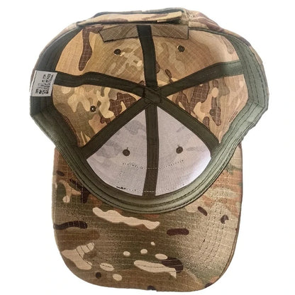 Adjustable Camo Baseball Hat for Outdoor Activities