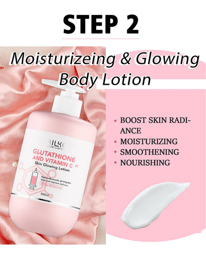 AILKE Vitamin C & Glutathione Skincare Set