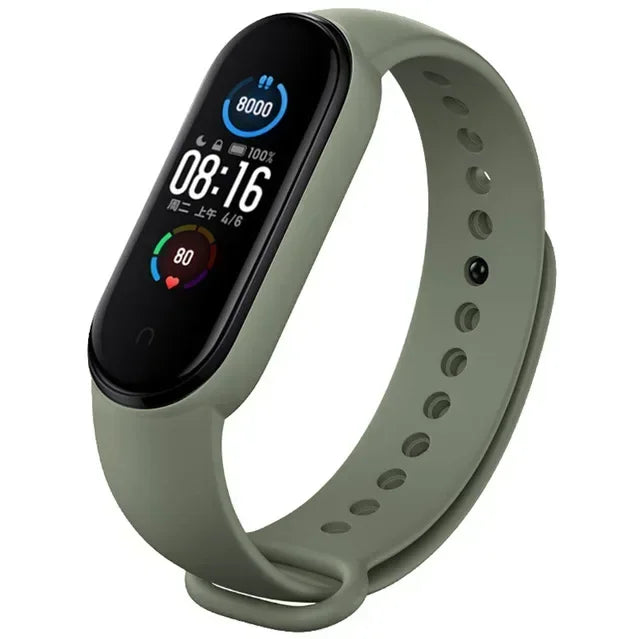Silicone Watch Strap for Xiaomi Mi Band 3 4 5 6 7