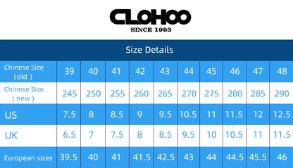 CLOHOO Men's Leather Casual Loafers for Office