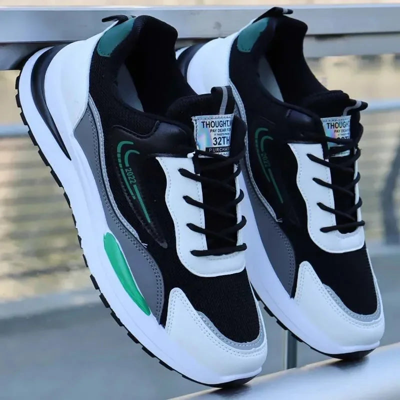 Men's Casual Running Sneakers with Rubber Outsole