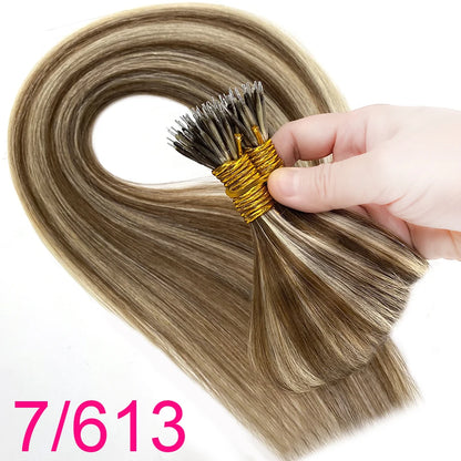 Micro Ring Ombre Human Hair Extensions 18-30 Inches