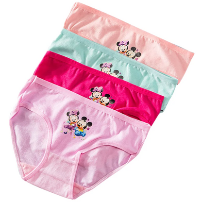 Girls Cartoon Cotton Underwear Briefs Size 2T-10T