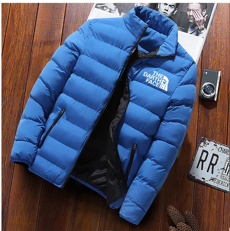 Men's Casual Printed Cotton Parka Jacket