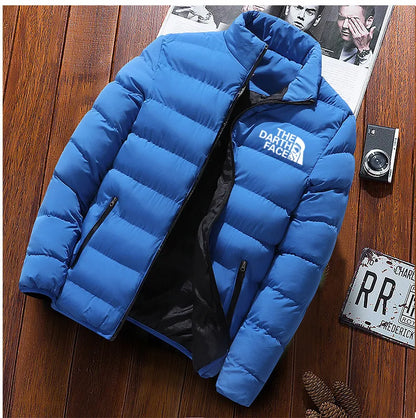 Men's Casual Printed Cotton Parka Jacket