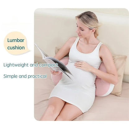 Pregnancy Pillow with Auxiliary Cotton Waist Support