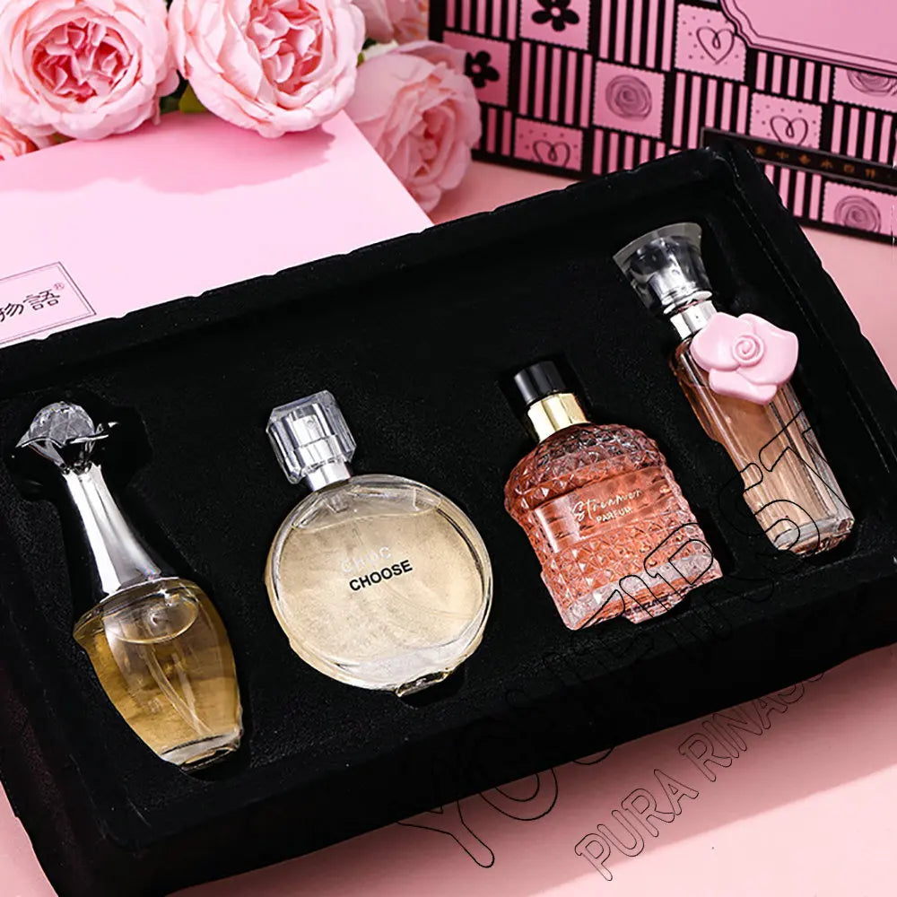 4Pcs Floral Scent Perfume Set for Women 100ml