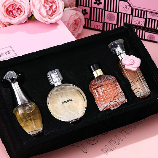 4Pcs Floral Scent Perfume Set for Women 100ml