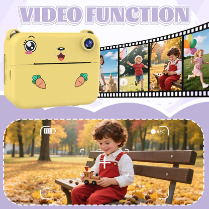 Children Digital Camera 1080P HD Dual Lens Toy