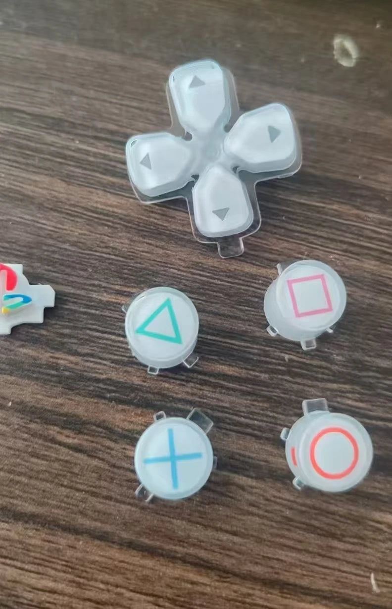 Customized PS5 Button with Shell and Retro Style