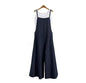 Women’s Cotton Linen Wide Leg Jumpsuit 5XL