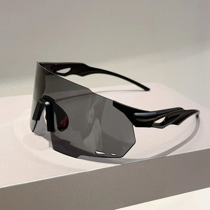 KAMMPT Rimless Oversized Sports Sunglasses