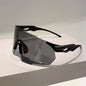 KAMMPT Rimless Oversized Sports Sunglasses