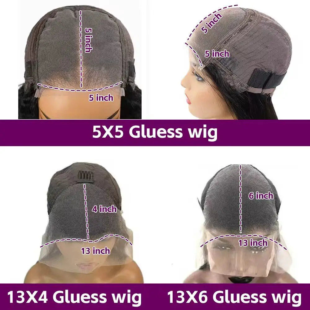 220 Density Bone Straight HD Lace Frontal Wig Natural Black
