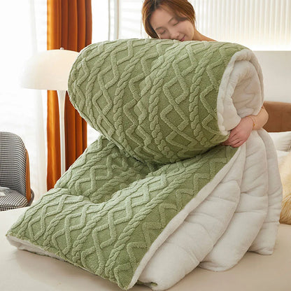 Thick Winter Warm Blanket Artificial Lamb Cashmere
