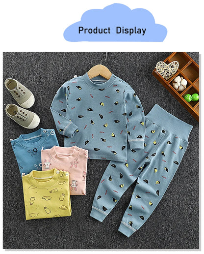 Children's Cotton Pajamas Set for Boys and Girls