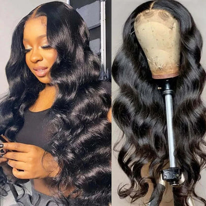 180% Density Brazilian Human Hair Lace Front Wig