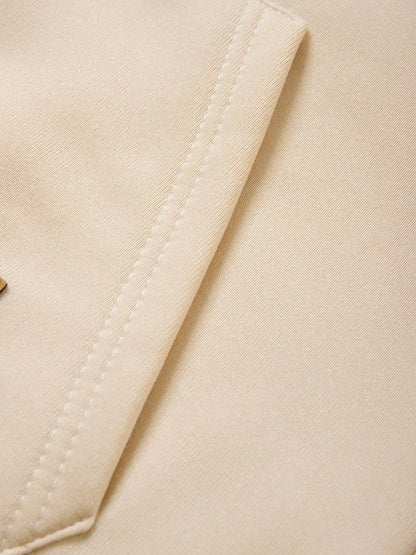 Men's Zipper Hoodie Jacket Slim Fit Polyester