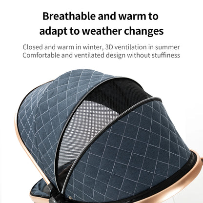 Lightweight 3 in 1 Baby Stroller Travel System