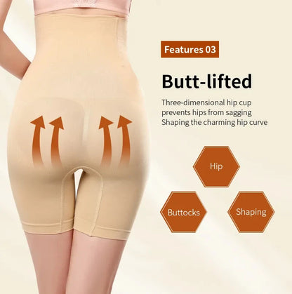 YBFDO Women's High Waist Shaper Pants Slim Shorts