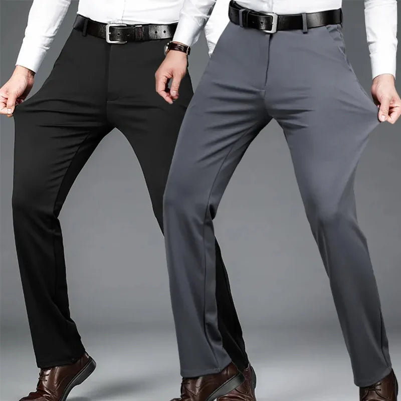 Men's Summer Casual Suit Pants Plus Size 28-42