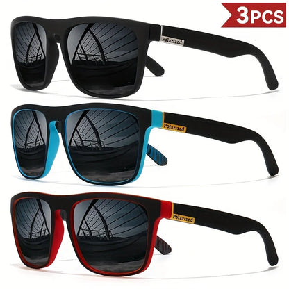 Square Polarized Sunglasses for Men and Women
