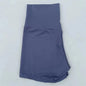 High Waist Yoga Shorts for Women in Solid Color