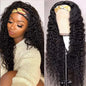 Body Wave Human Hair Headband Wig 200% Density 30-40 Inch